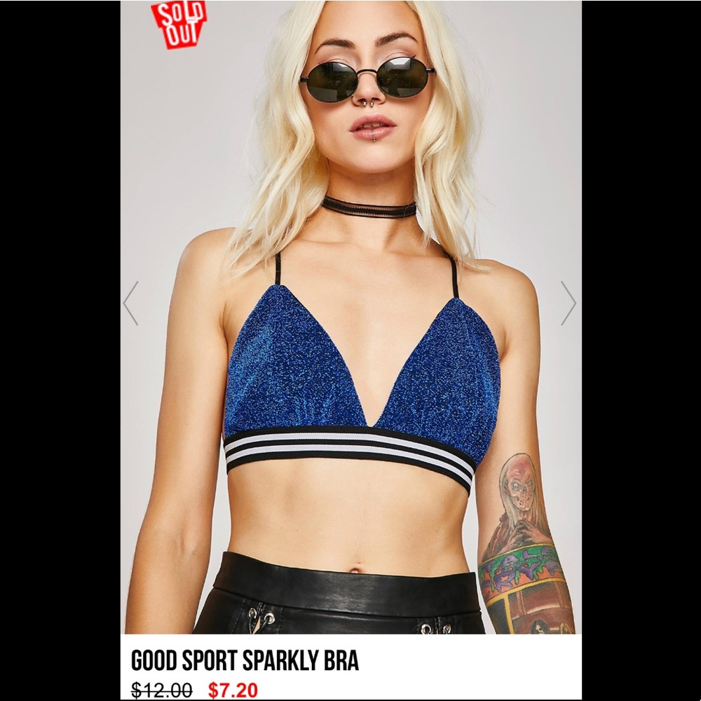 💕SOLD💕Good Sport Sparkly Bra
